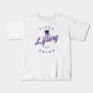 Fizzy Lifting Drink - Wonka Co. - vintage logo Kids T-Shirt